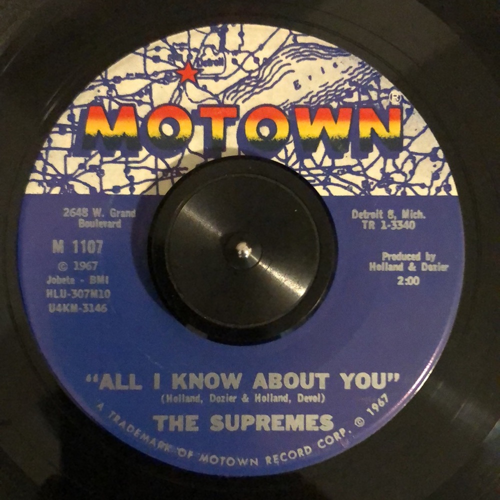 The Supremes The Happening Vinyl 45 Record